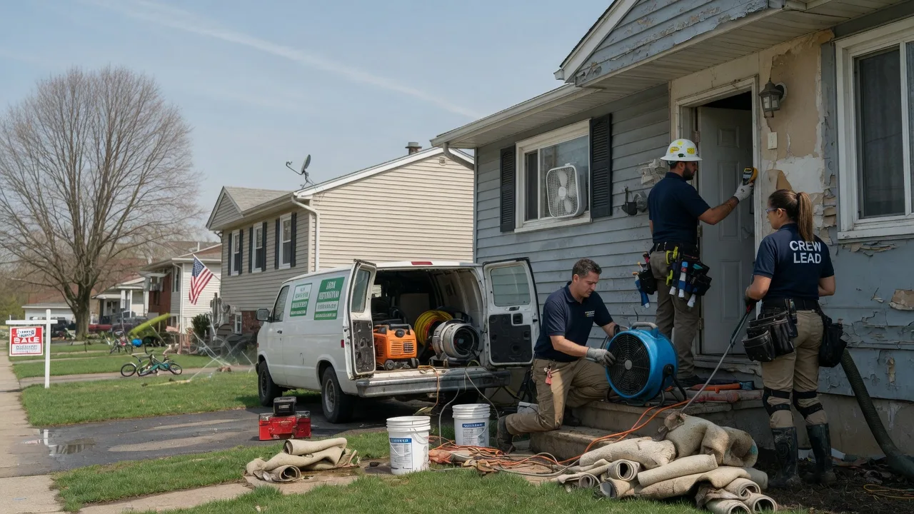 Flood Cleanup in West Burlington, IA near me