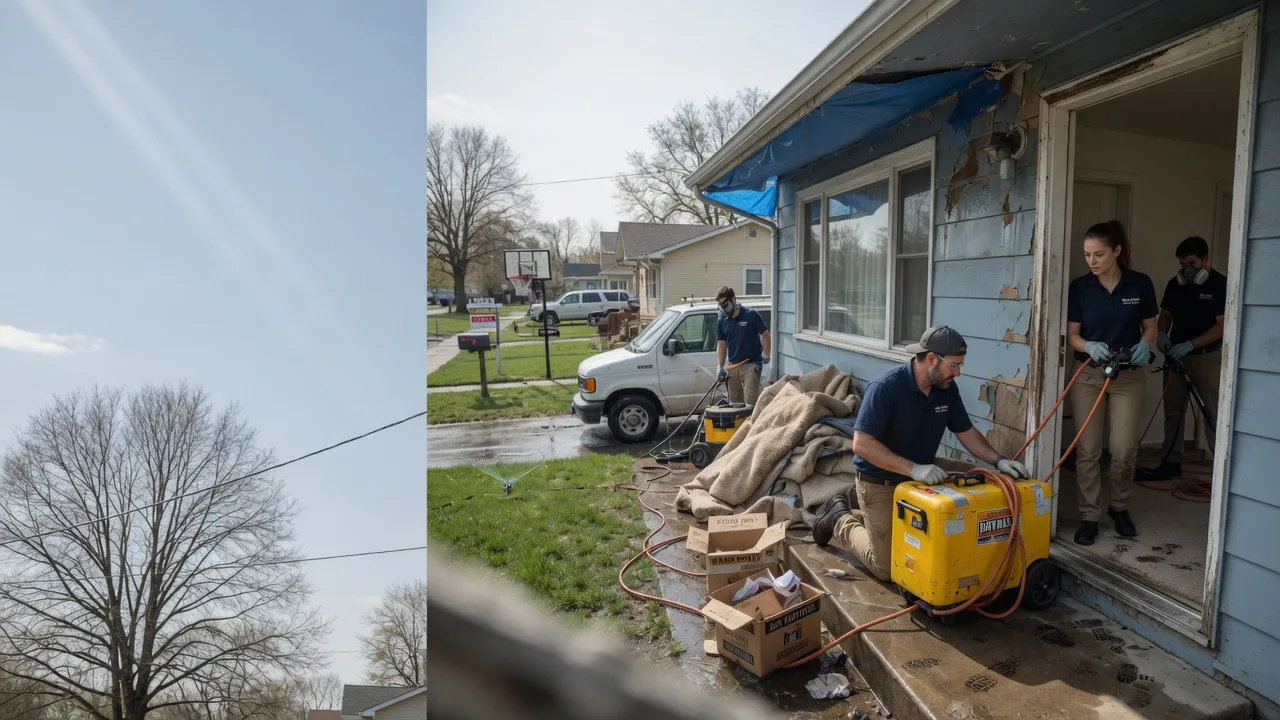Basement Flood Cleanup in West Burlington, IA near me